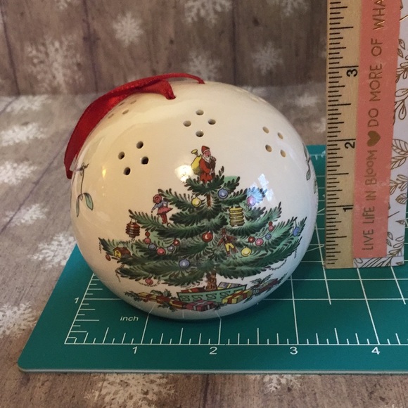 Spode England Christmas Tree Pomander Ball Vintage - Picture 6 of 15